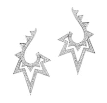 Lady Stardust 18k White Gold & Diamond Earrings