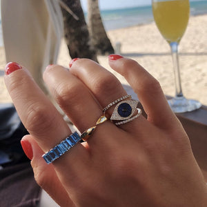 Gold Claw Stackable Ring