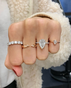 Gold Claw Stackable Ring