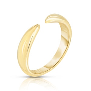 Gold Claw Stackable Ring